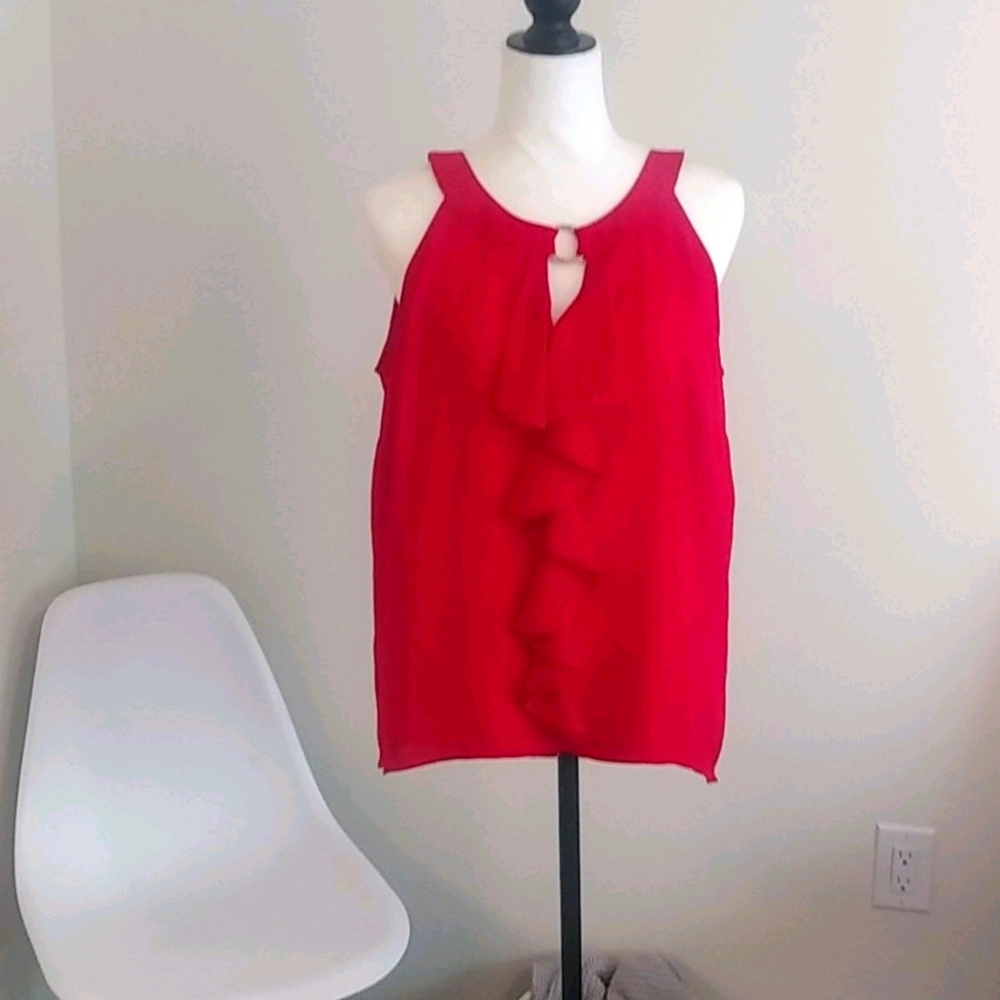 Alyx red elegant dressy tank Size Large
